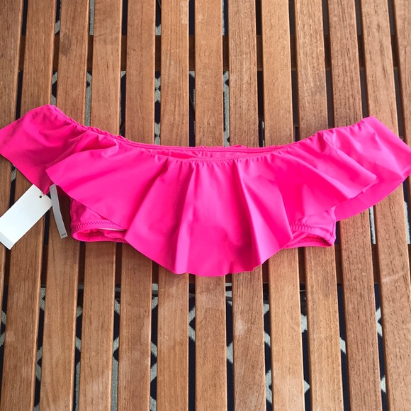 NWT Trina Turk Pink Bandeau Swim Top - Picture 4 of 7